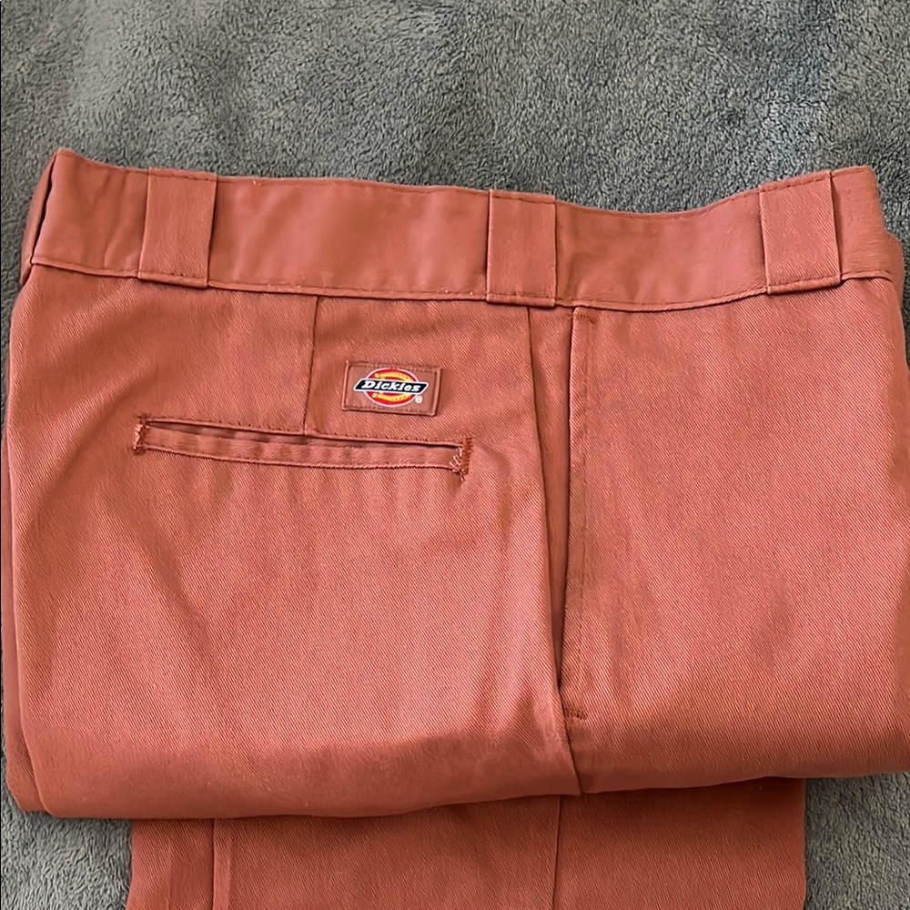 Dickies Orange Chino Pants with Classic Design